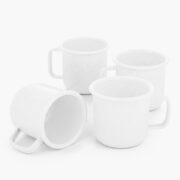 Rolled-Rim Enamel Mug Set – view 3