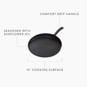 Cast Iron Skillet Griddle – view 6
